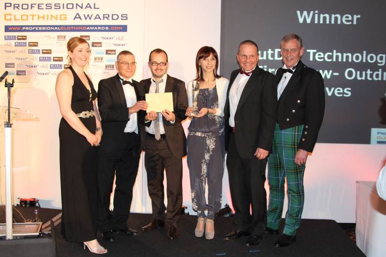 OutDry takes top prize at Professional Clothing Awards