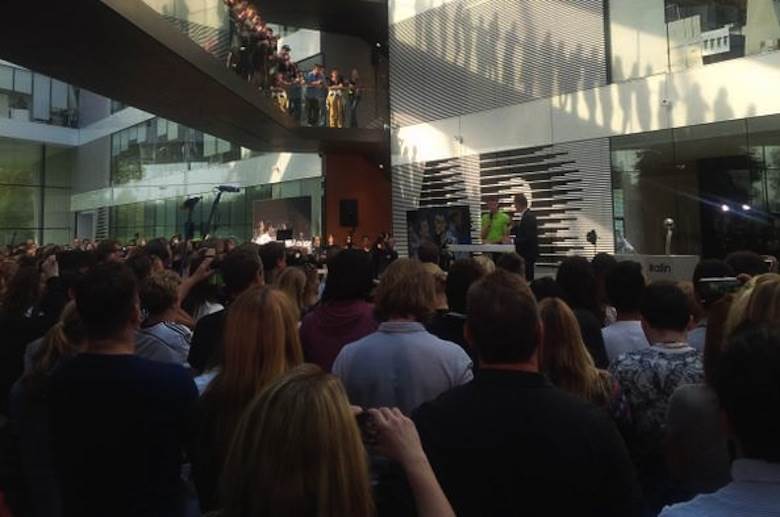 Adidas entertains special guest