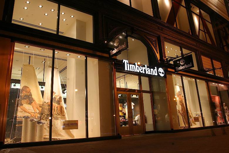 Renewable, organic or recycled content in 79% of Timberland’s footwear