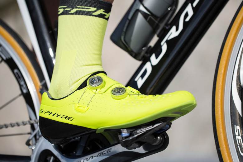 Shimano shoe features Boa dials