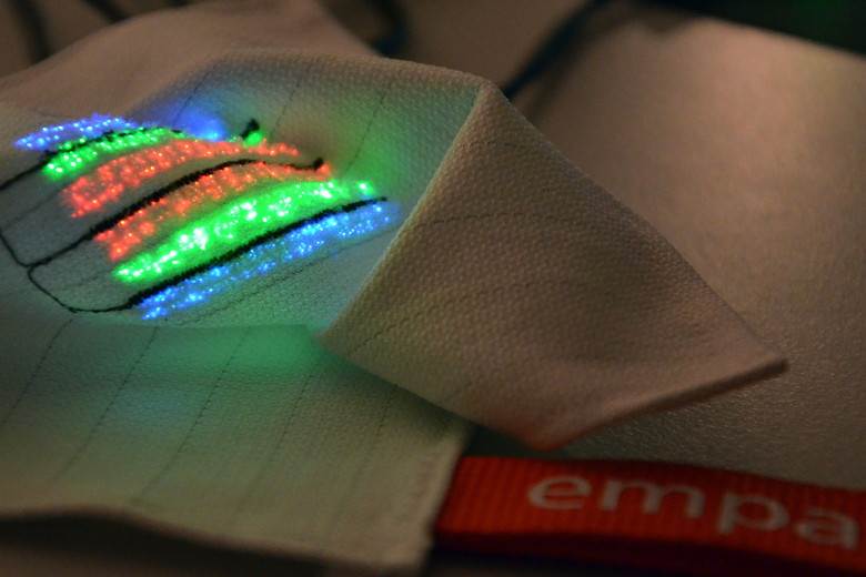 Empa researchers develop optic fibres for soft sensors