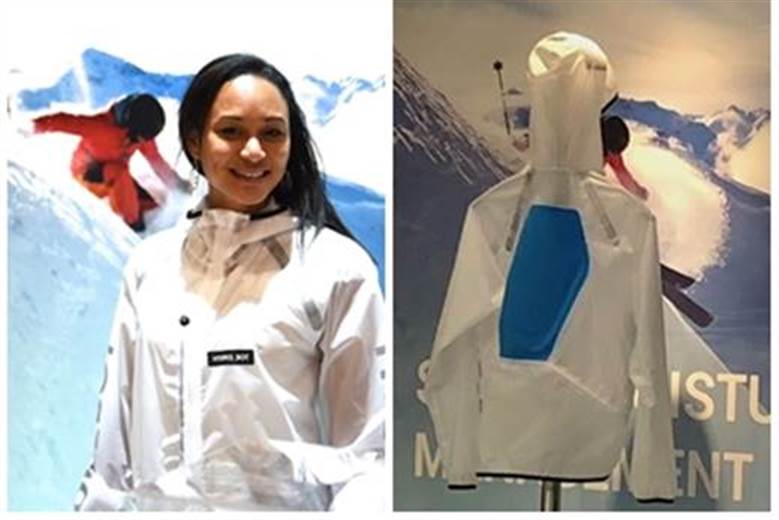 ‘Electrified gold’ membranes help ski jacket stay dry                                                                                                                                                   