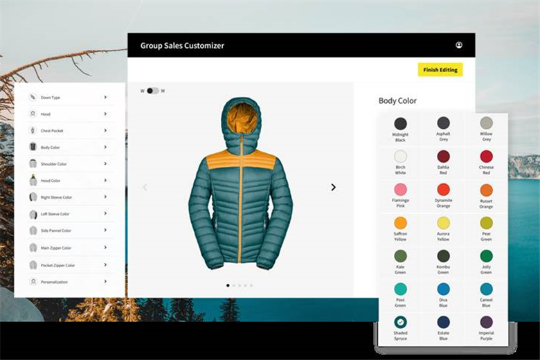Web-based platform lets businesses customise outerwear                                                                                                                                                  