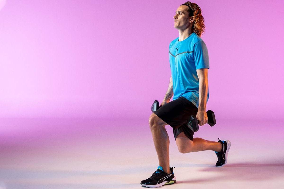 Compressed hexagonal cells steady Puma trainer