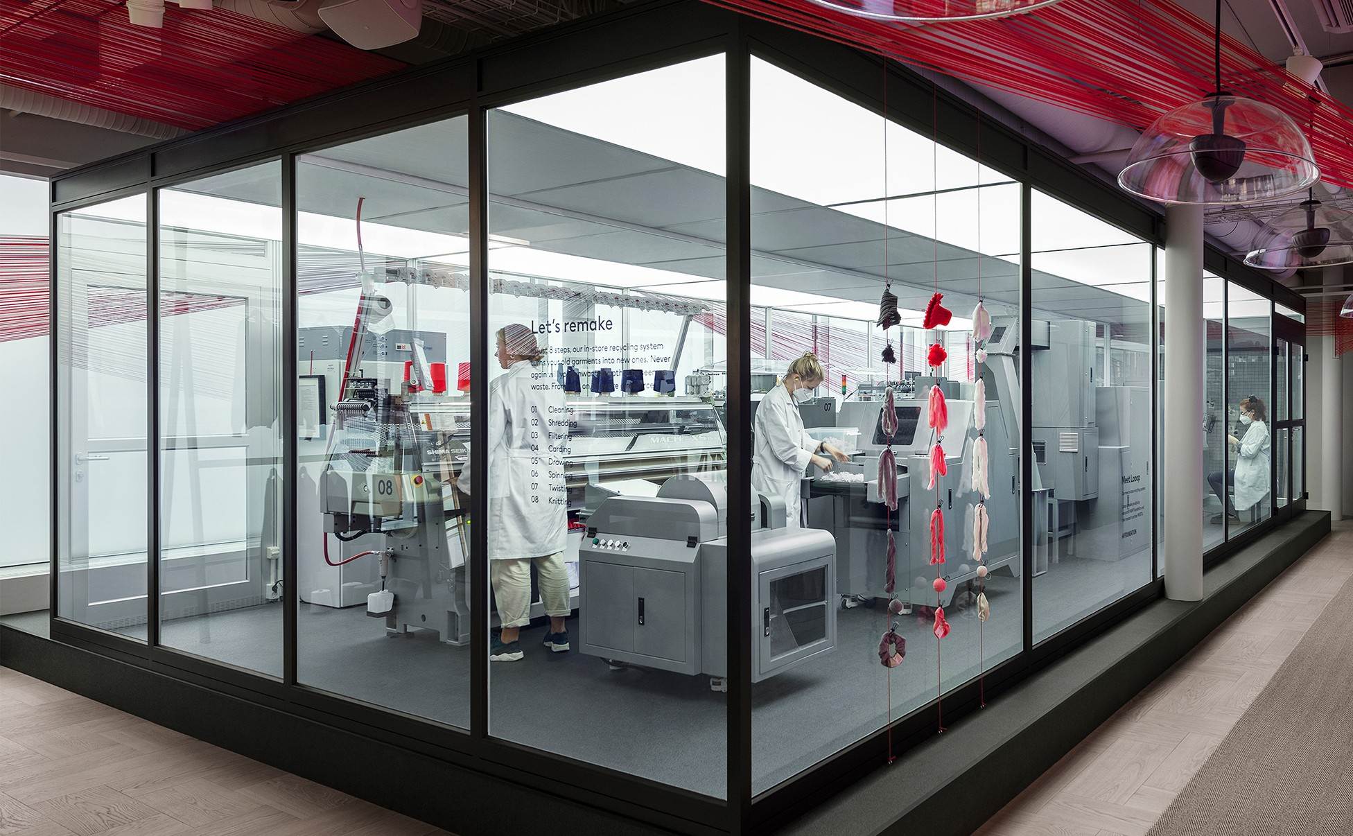 First garments from H&M’s in-store recycling machine