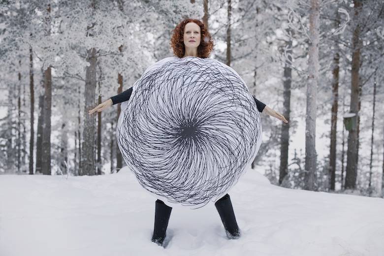 Charity auction for dresses that use Spinnova bio-fibre                                                                                                                                                 