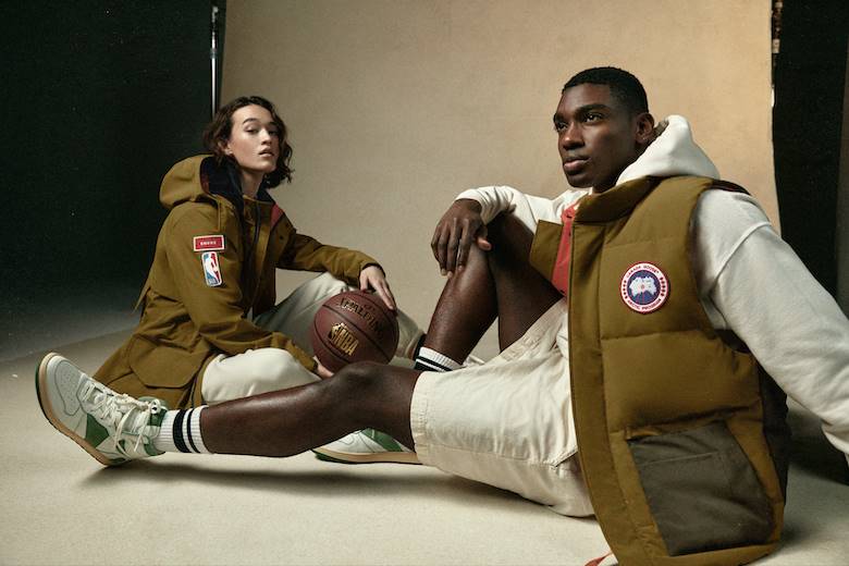 Canada Goose teams up with the NBA