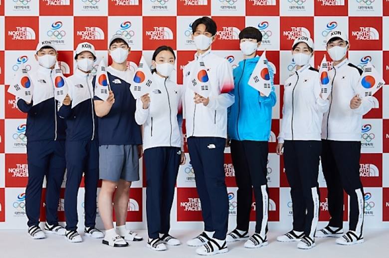 north face korea olympic jacket