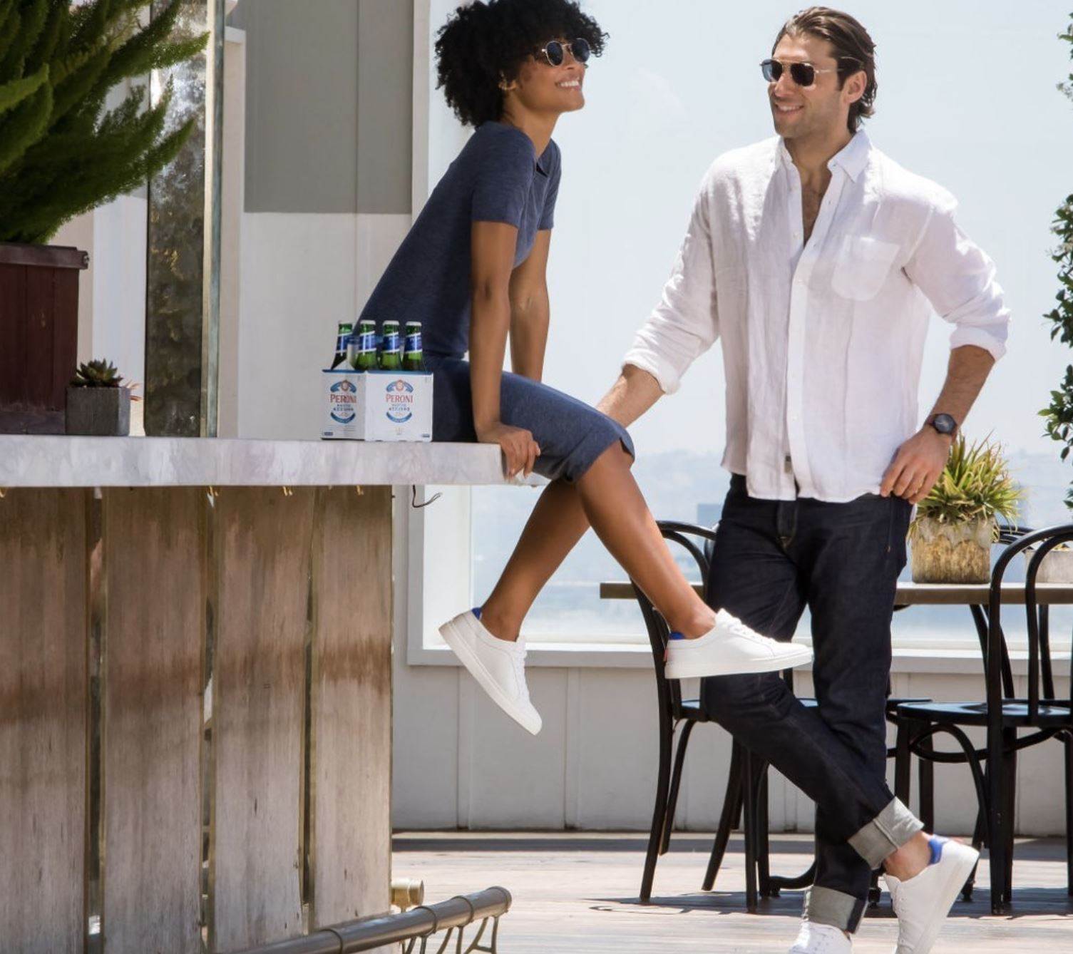 Peroni toasts to Italian leather sneaker collection