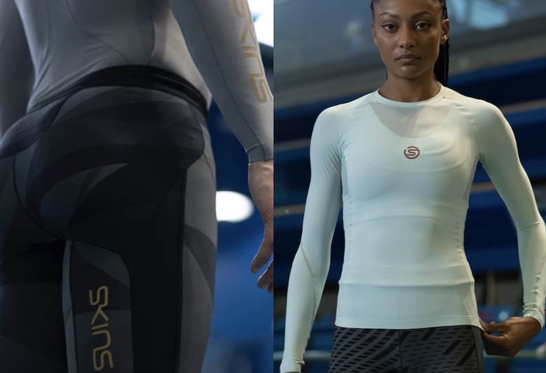 Skins hot sale running compression