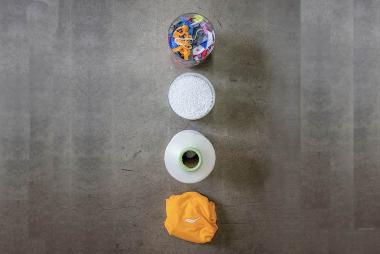 Saucony designs in cycora regenerated polyester