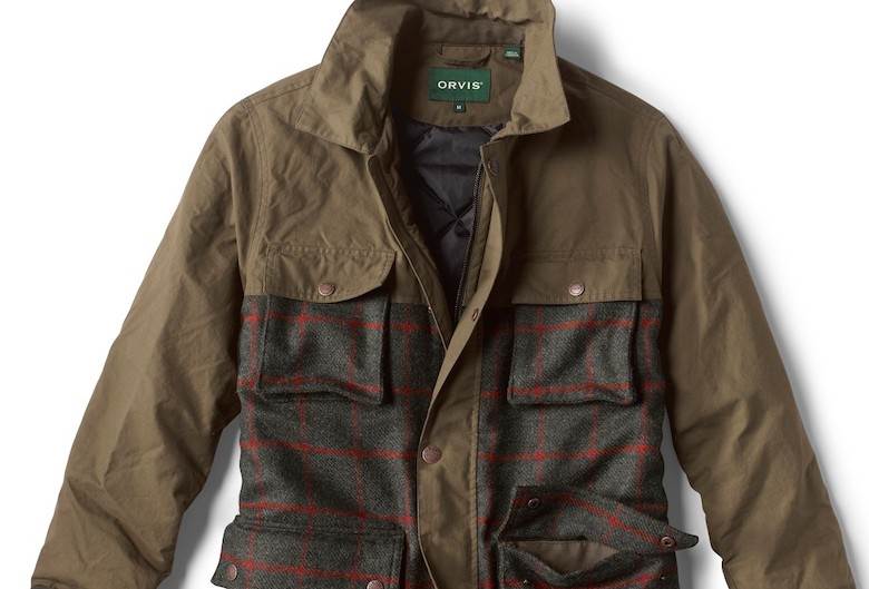 Fabric from three UK companies in new Orvis jacket