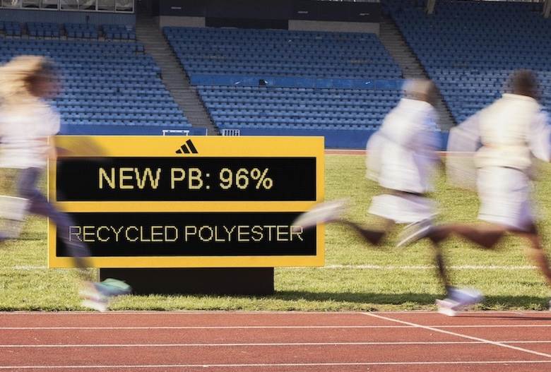 Only 4% of adidas brand polyester now not recycled
