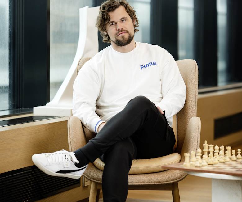 PUMA e Magnus Carlsen apresentam Clyde Chess: um tênis icônico inspirado no  xadrez