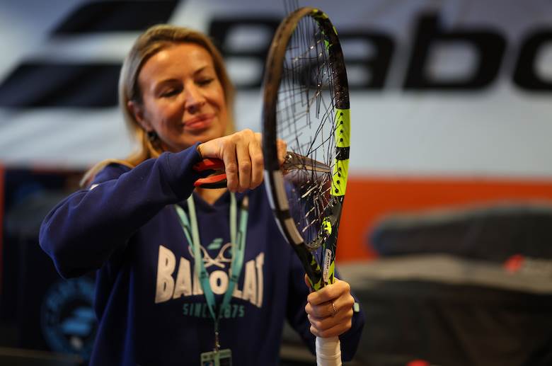 Technical team from Babolat keeps Wimbledon strings in tune                                                                                                                                             