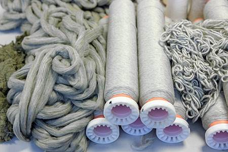 Advancements in recycled cotton ring yarns for knits unveiled at ITMA are...