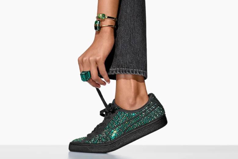 Swarovski lends sparkle to Puma's 75-year celebrations