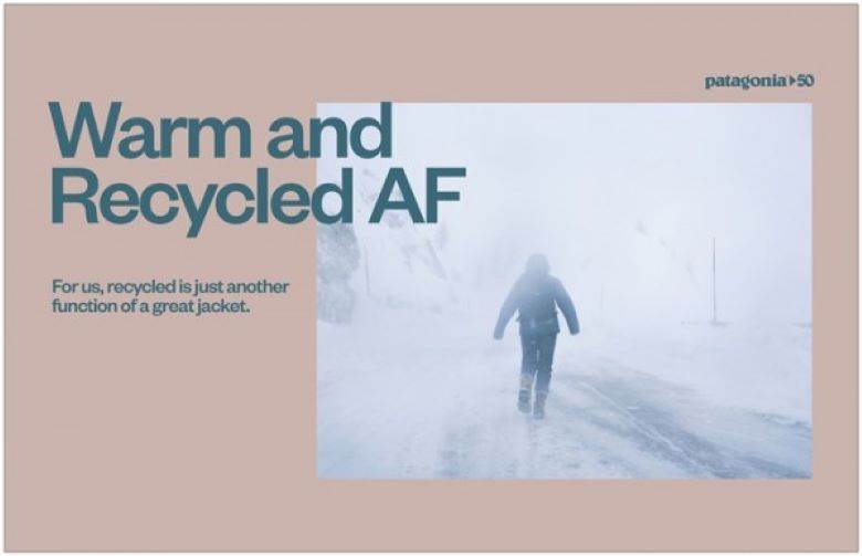 Patagonia Korea meshes ePE and rPET with recycled down                                                                                                                                                  