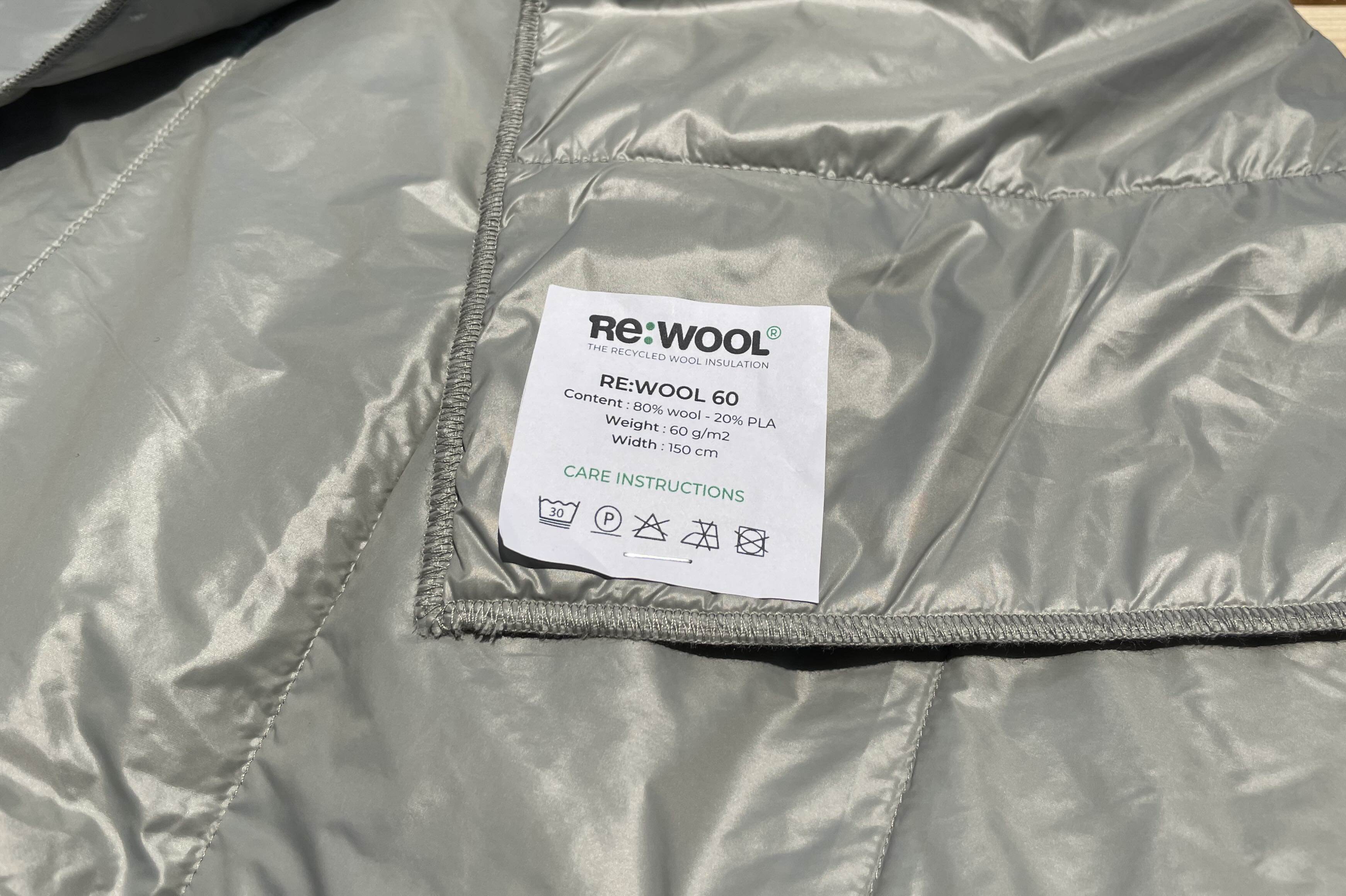 Re:Down introduces wool insulation                                                                                                                                                                      
