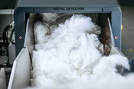 Melt and spin fibre-to-fibre recycling