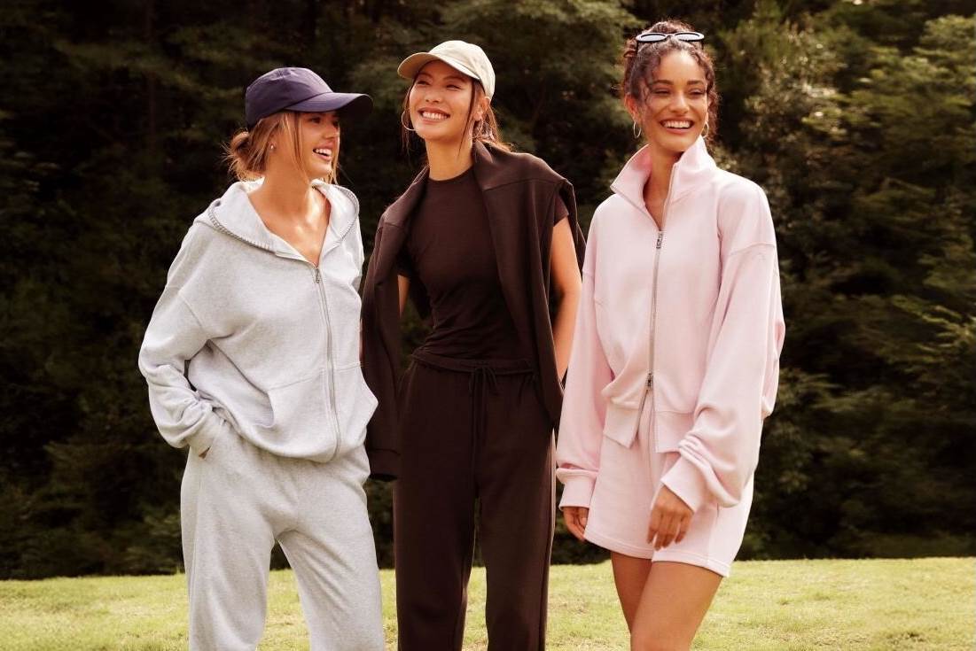 Silk terry activewear launch                                                                                                                                                                            