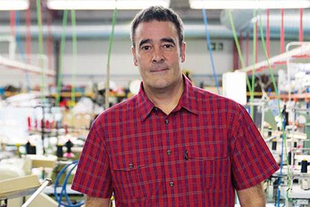 Edu Uribesalgo, innovation and sustainability director at Ternua – Monomaterials master                                                                                                                 