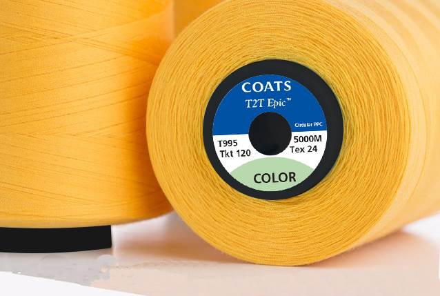 Coats introduces textile-to-textile sewing threads