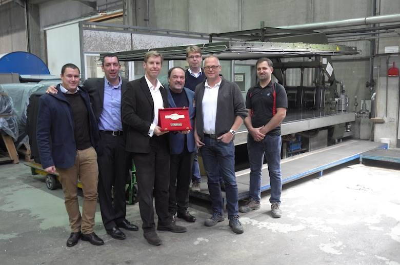 Cartigliano and Wollsdorf Leather celebrate special machine anniversary