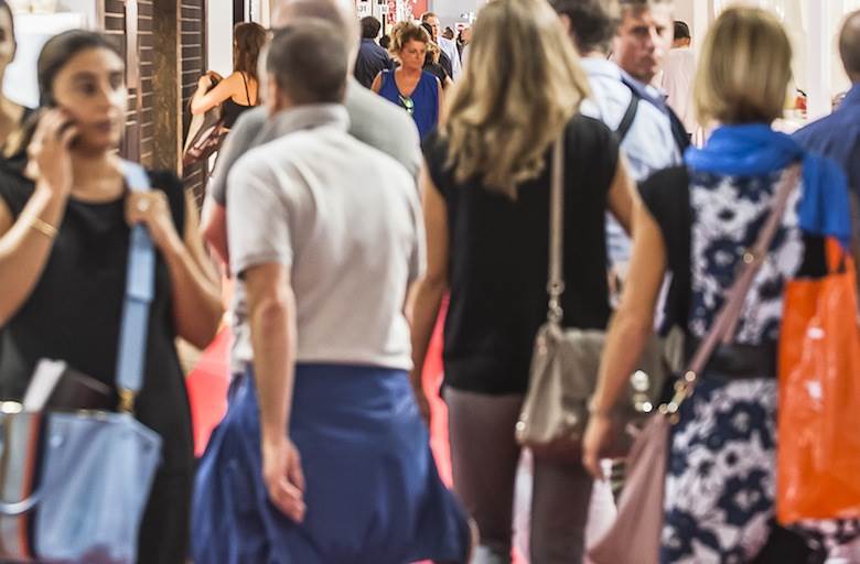 Steady traffic at Micam