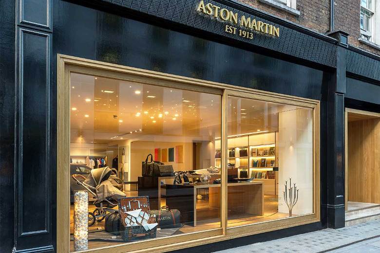 Aston Martin opens luxury goods boutique