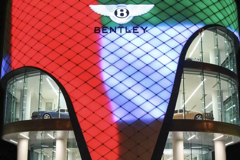 Bentley’s biggest showroom opens in Dubai