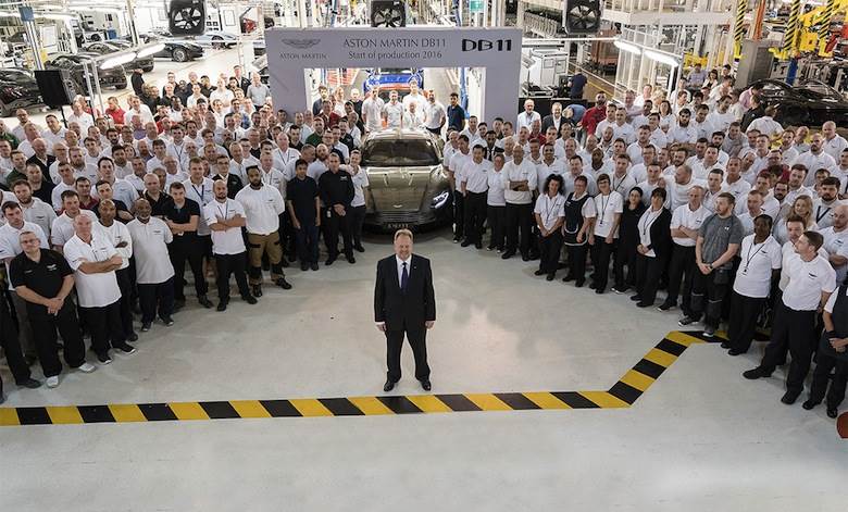 Aston Martin starts production of new model