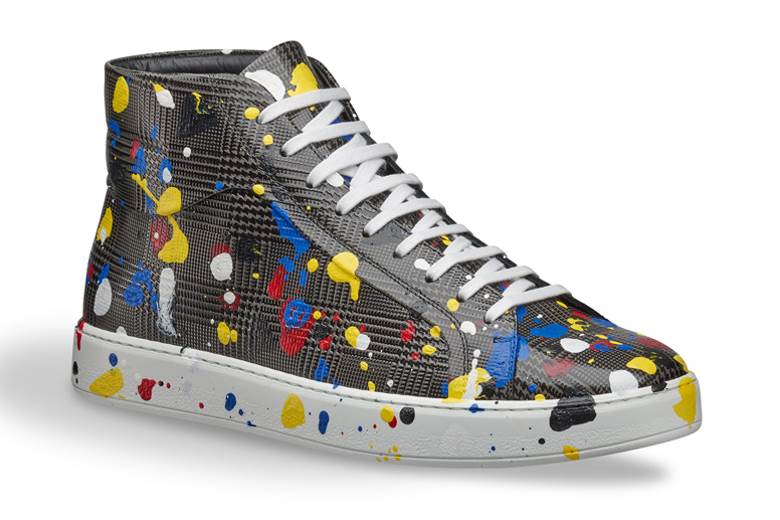 Leather plays a part in Dior sneaker collection