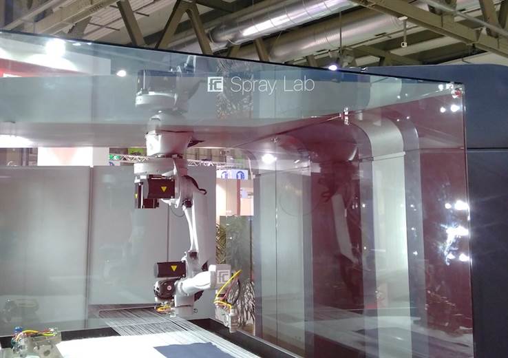 Fratelli Carlessi spray finishing concept “replicates production settings”