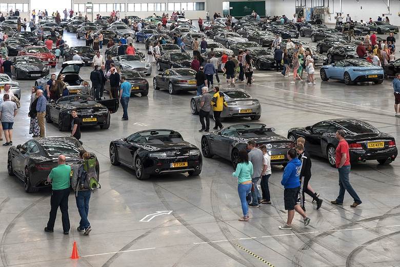 Aston Martin hosts open weekend at new Welsh production site