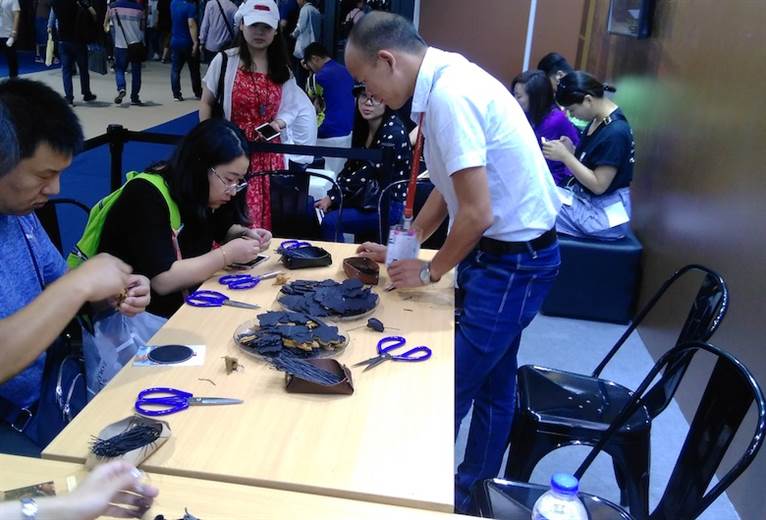 ISA TanTec gives exhibition visitors a hands-on experience