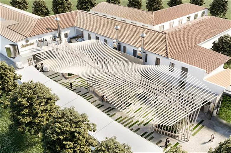 Hide structure inspires Superior Tannery’s makeover