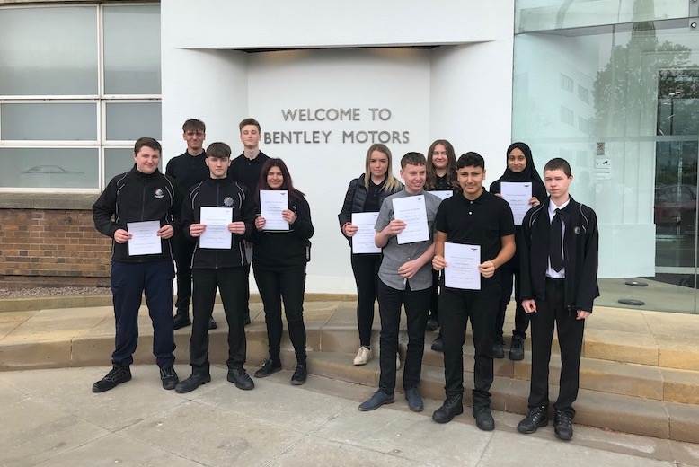 Students gain hands-on experience at Bentley