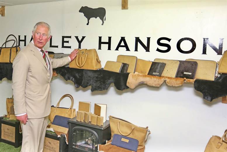 Welsh leathergoods company receives royal visit
