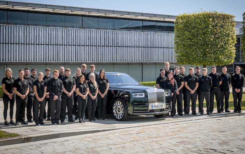 Record apprentice intake for Rolls-Royce Motors