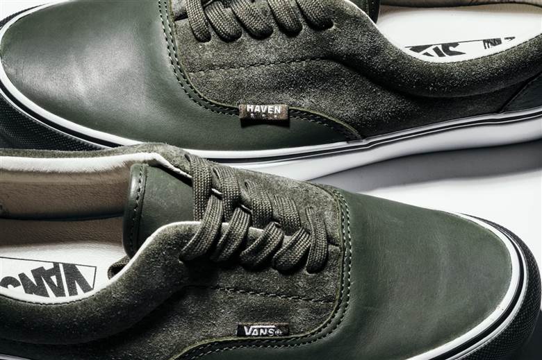 Haven wraps Vans Vault sneakers in leather