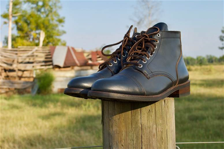 Online footwear brand debuts single-herd leather line