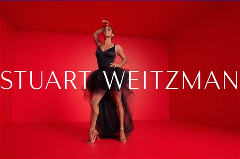 Ballet icon dances in Stuart Weitzman leather stilettos