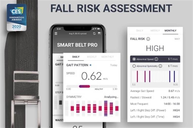 Leather belt wins CES innovation prize