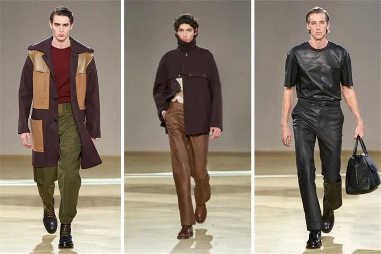 Salvatore Ferragamo AW20 a “paean to all things leather”