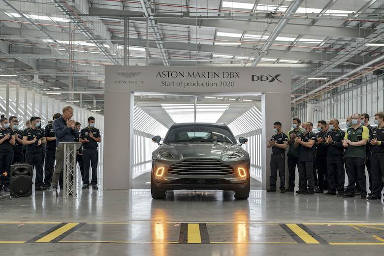 First Welsh-made Aston Martin rolls off production line