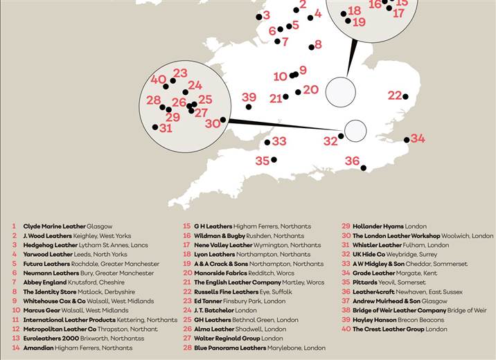 Leather UK promotes leather wholesalers