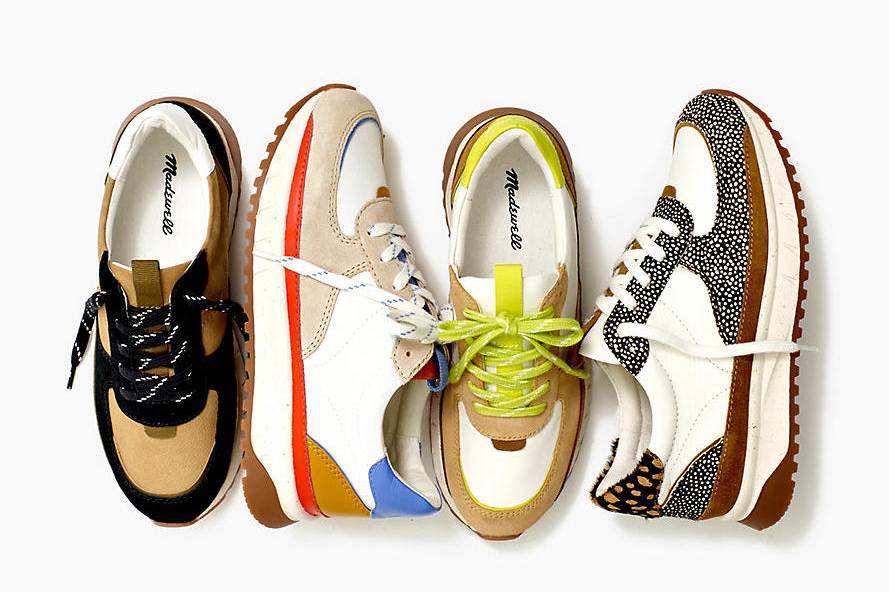 Madewell steps into trainers with leather and suede