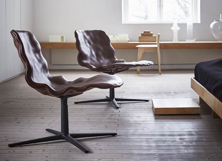 Furniture group chooses leather from Elmo for unusual chair