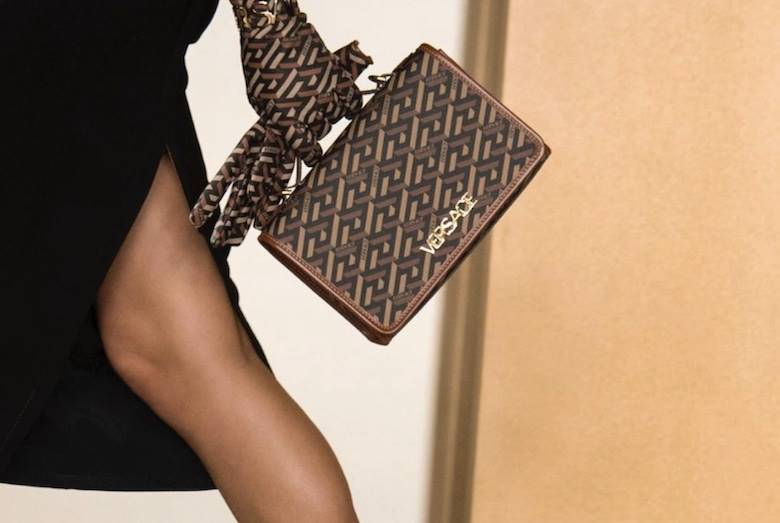 Versace bets on revival with updated La Greca maze monogram